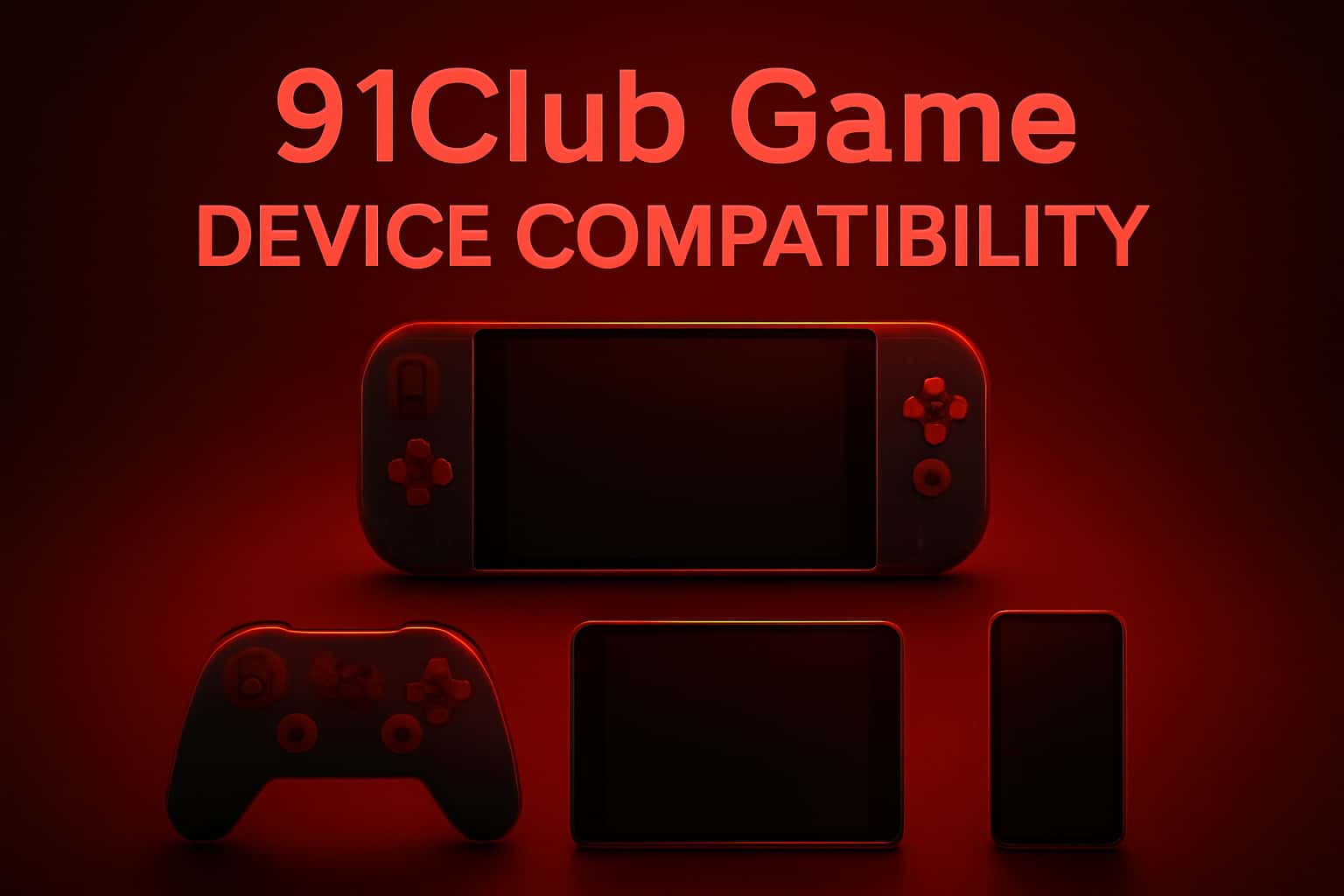 A neutral scene illustrating device compatibility for 91Club Game.