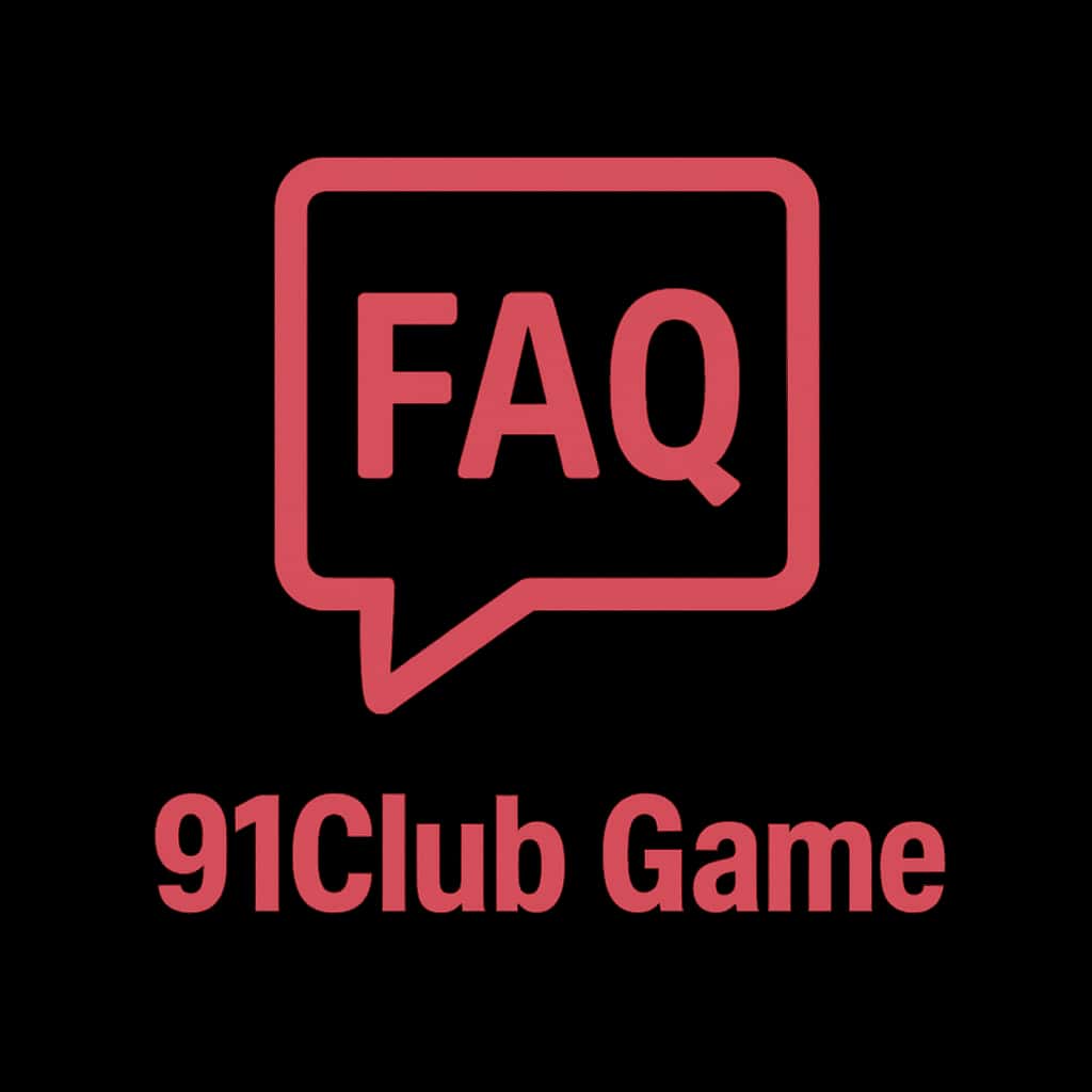 Icon for 91Club Game FAQ guidance.