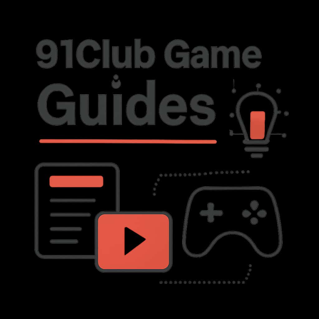 Illustration of 91Club Game Guides topics.