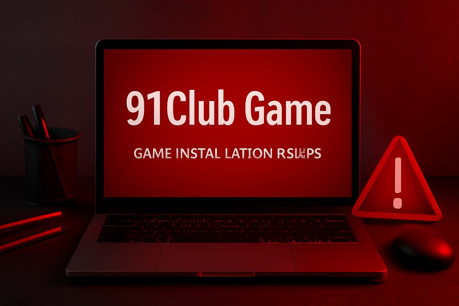 An informative display about 91Club Game installation issues.