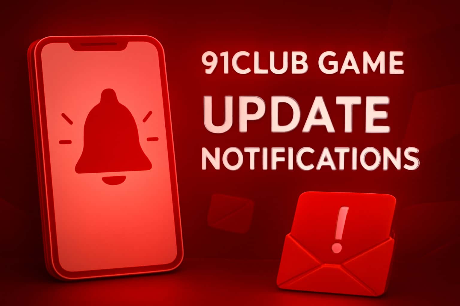 Visual representation of 91Club Game Update Notifications including the title prominently.