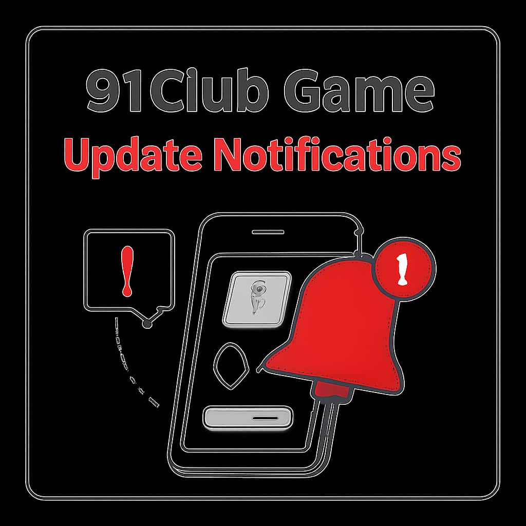 Diagram illustrating how to manage 91Club Game Update Notifications.
