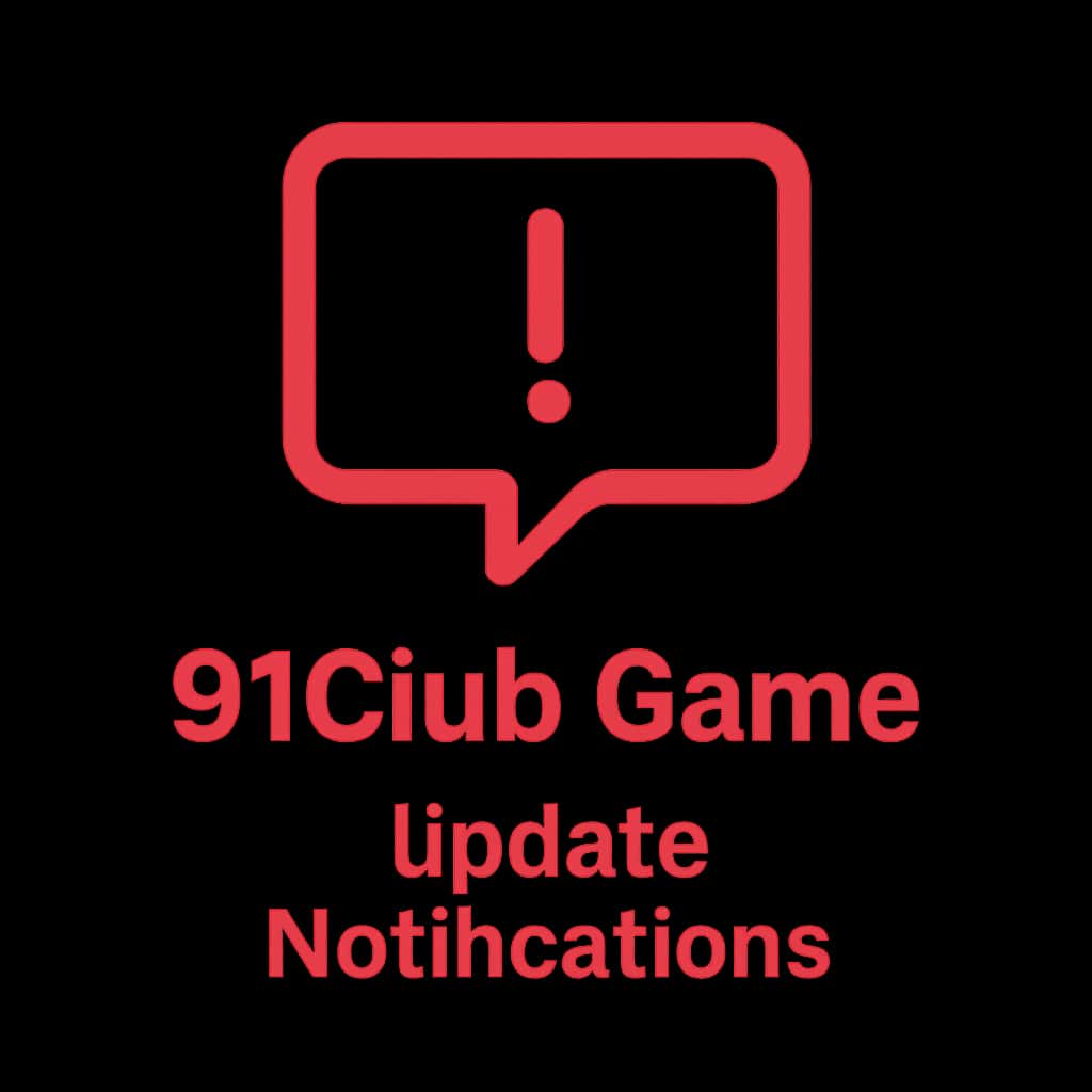 Icon representing 91Club Game Update Notifications.