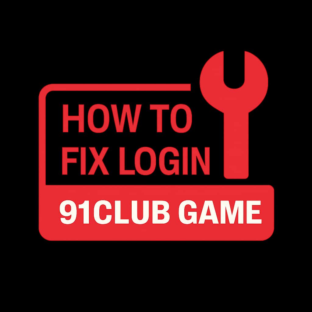 Icon representing help with 91Club Game login issues.